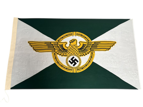 German WWII type Police Ordnungspolizei Parade Flag
