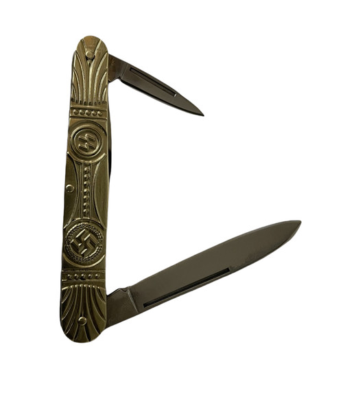 Waffen SS Pocket Knife - Open 