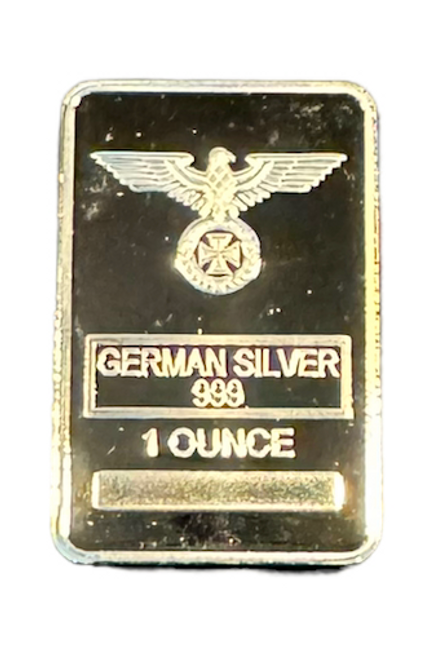 GERMAN SILVER .999 ONE OUNCE BAR