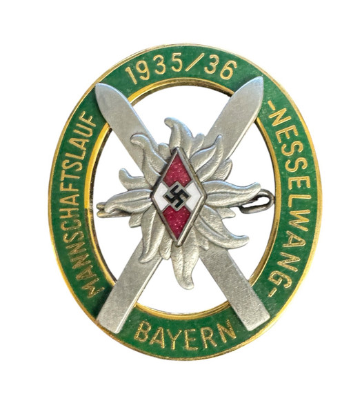 Hitler Youth (HJ) 1935/36 Alpine Ski Badge