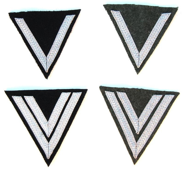 Wool Sleeve Chevrons - Heer & Waffen SS