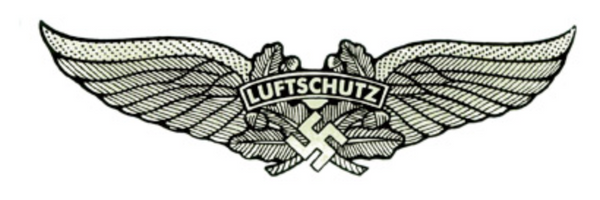 Luftschutz German Helmet Decal