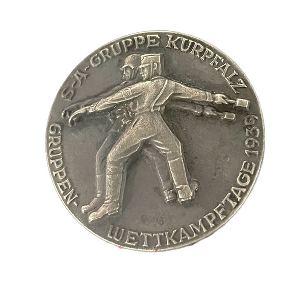 S.A. Gruppe Kurpfalz Wettkampftage 1939 Commemorative Badge