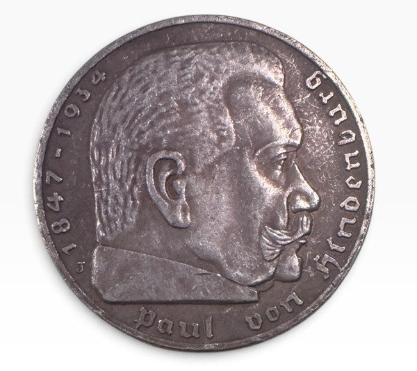 5 Reichmark Hindenburg Coin