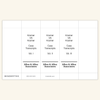 Insertable Spine Labels for 4" Binders