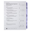 Estate Planning Index Tab Dividers for Attorney Use - Cover Sheet