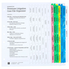 3-Ring Deluxe Litigation Notebook, Full View Index Tab Set