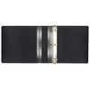 Premium Leather 3-Ring Binder, D-Shaped Rings, Top Down View