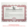 LLC Kit, 3-Ring Executive Leather Binder, Pre-Printed Certificate