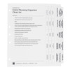 Estate Planning Kit, Genuine Leather 3-Ring Binder, Index Tab Set