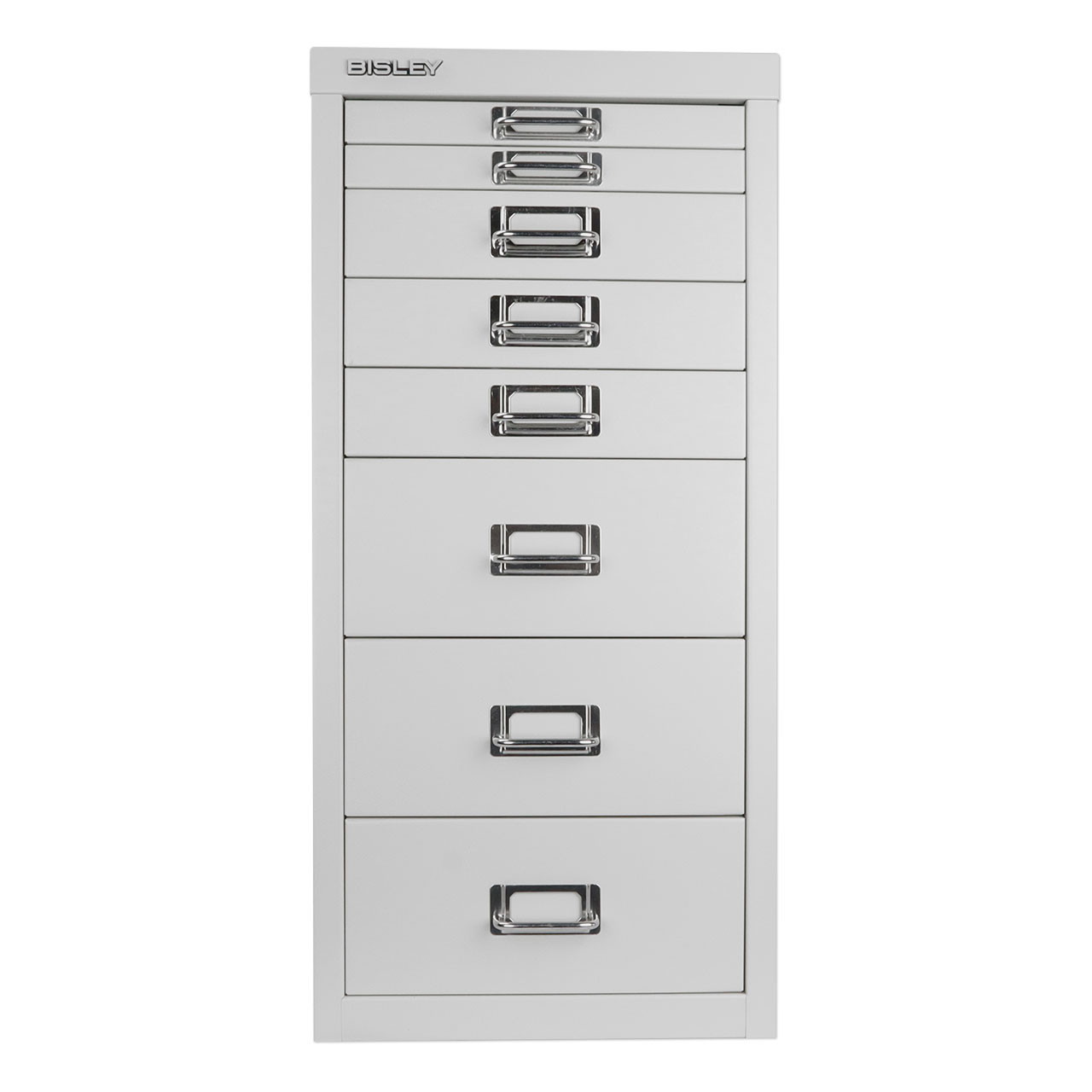 Bisley 3-Drawer Desktop MultiDrawer Steel Cabinet - Bindertek