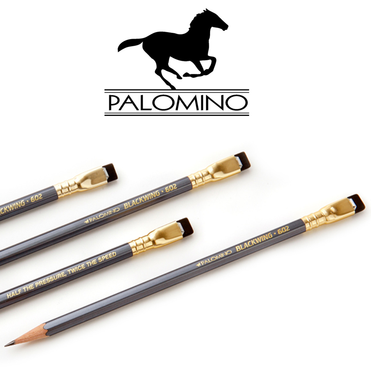  PALOMINO Blackwing 602 Original Soft Pencil, 12 Count(1 Dozen)  Gray Art, Eraser, Writing Instrument : Office Products