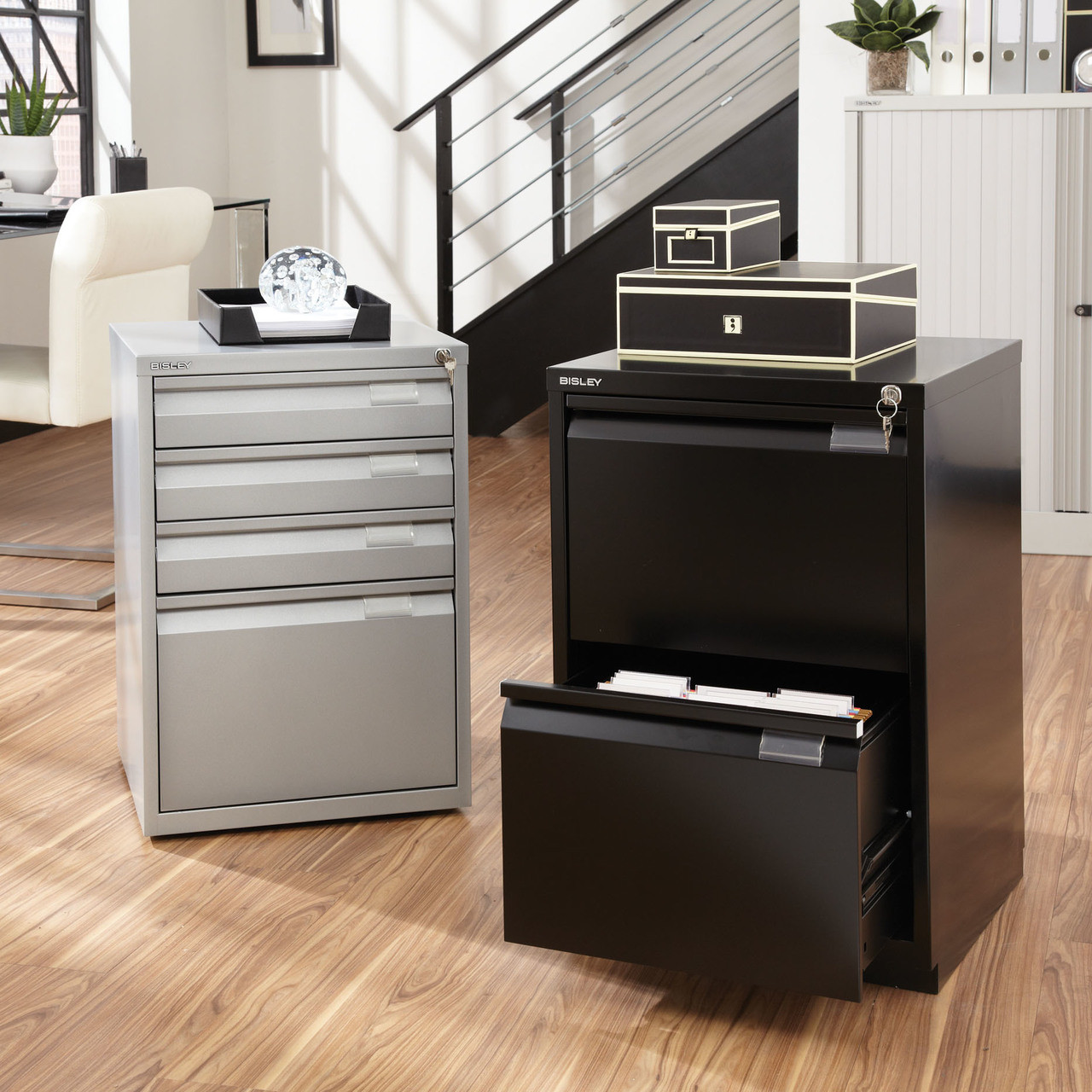 Bisley Premium 4 Drawer File Cabinet Bindertek