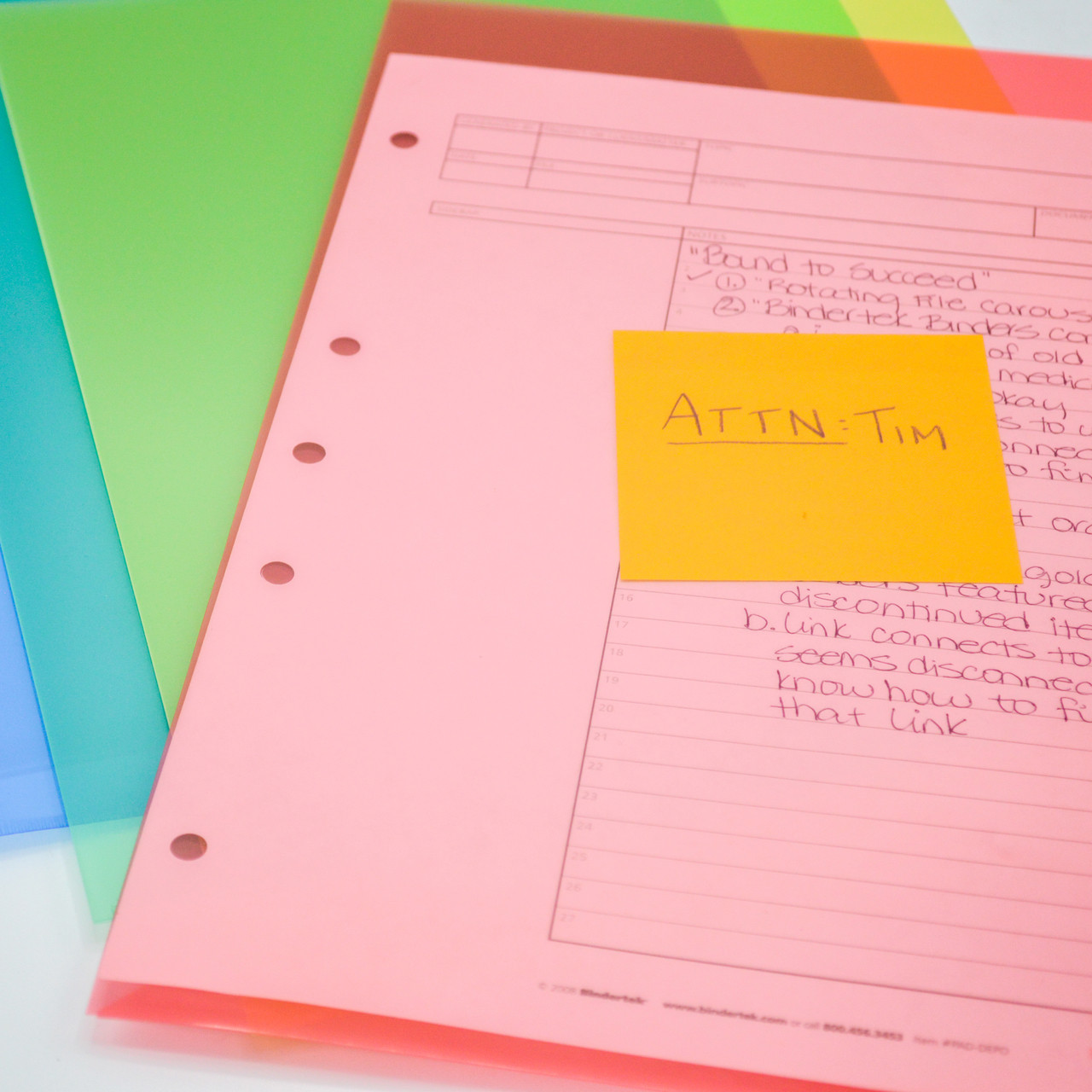 Leitz Plastic Project Folders - Bindertek