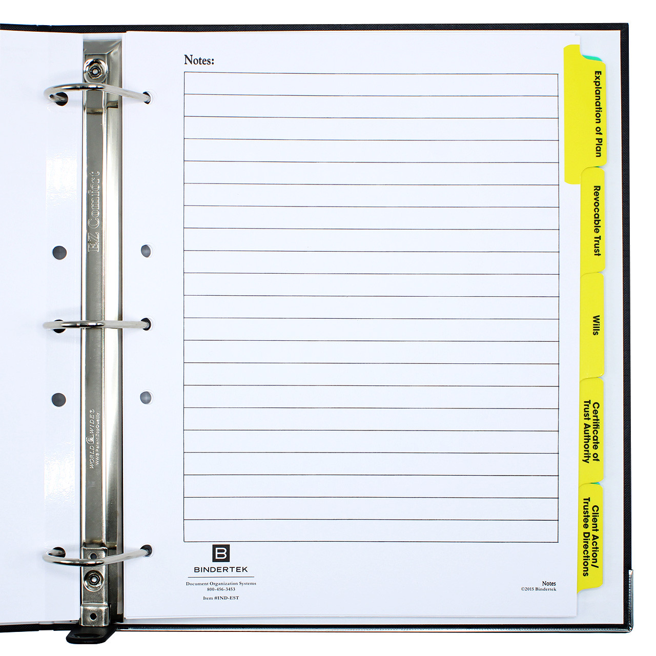 Estate Planning Presentation Binders with Tabs – Fore Trust Binders