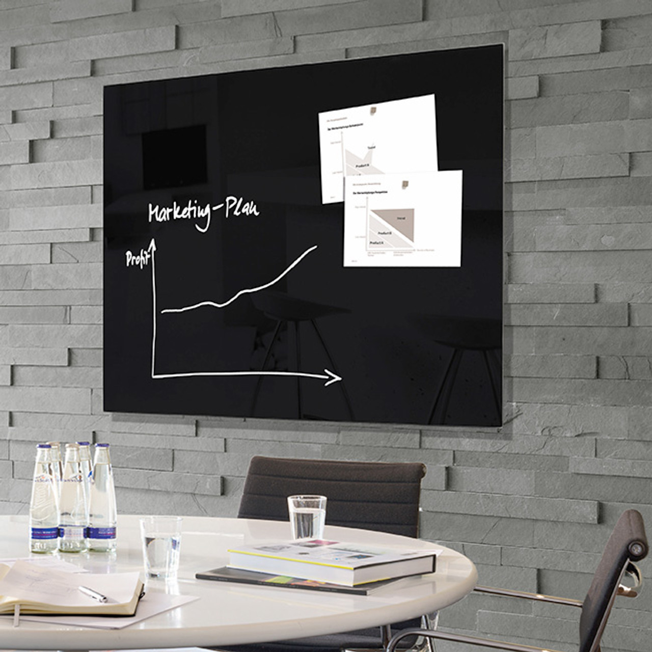 Tempered Glass Large Wall Mount Board - TAG UP