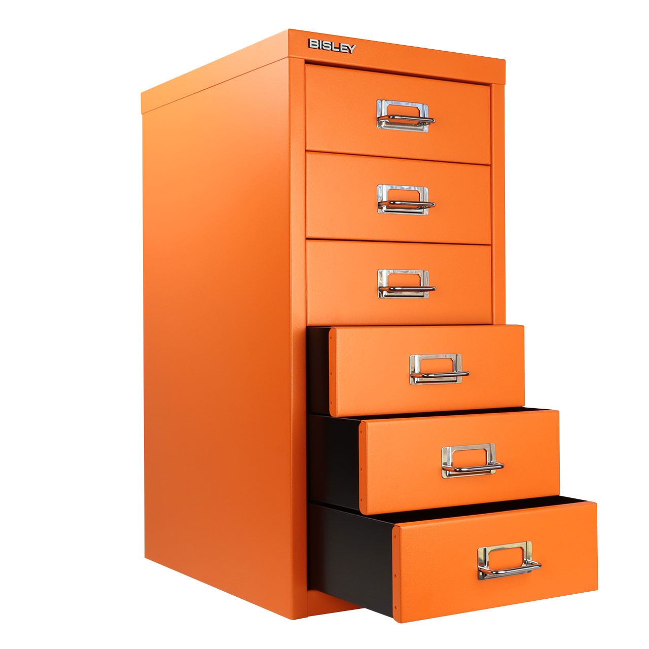 Bisley 5-Drawer Steel Desktop Multidrawer Storage Cabinet Green