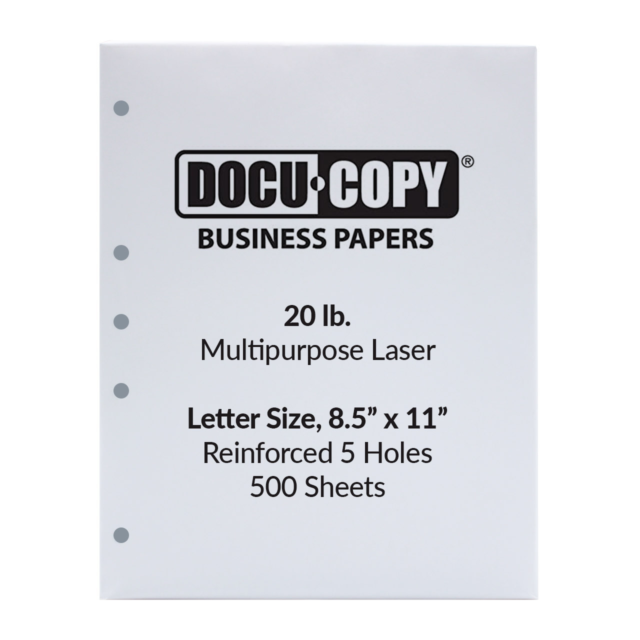 basics Paper~Multipurpose Copy Printer~White~20 lb~8.5 x 11~500  Sheets