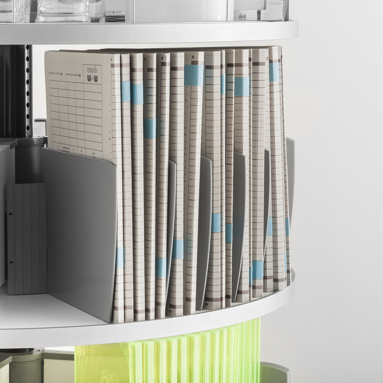 Moll Deluxe Binder & File Carousel Organizer Set Bindertek