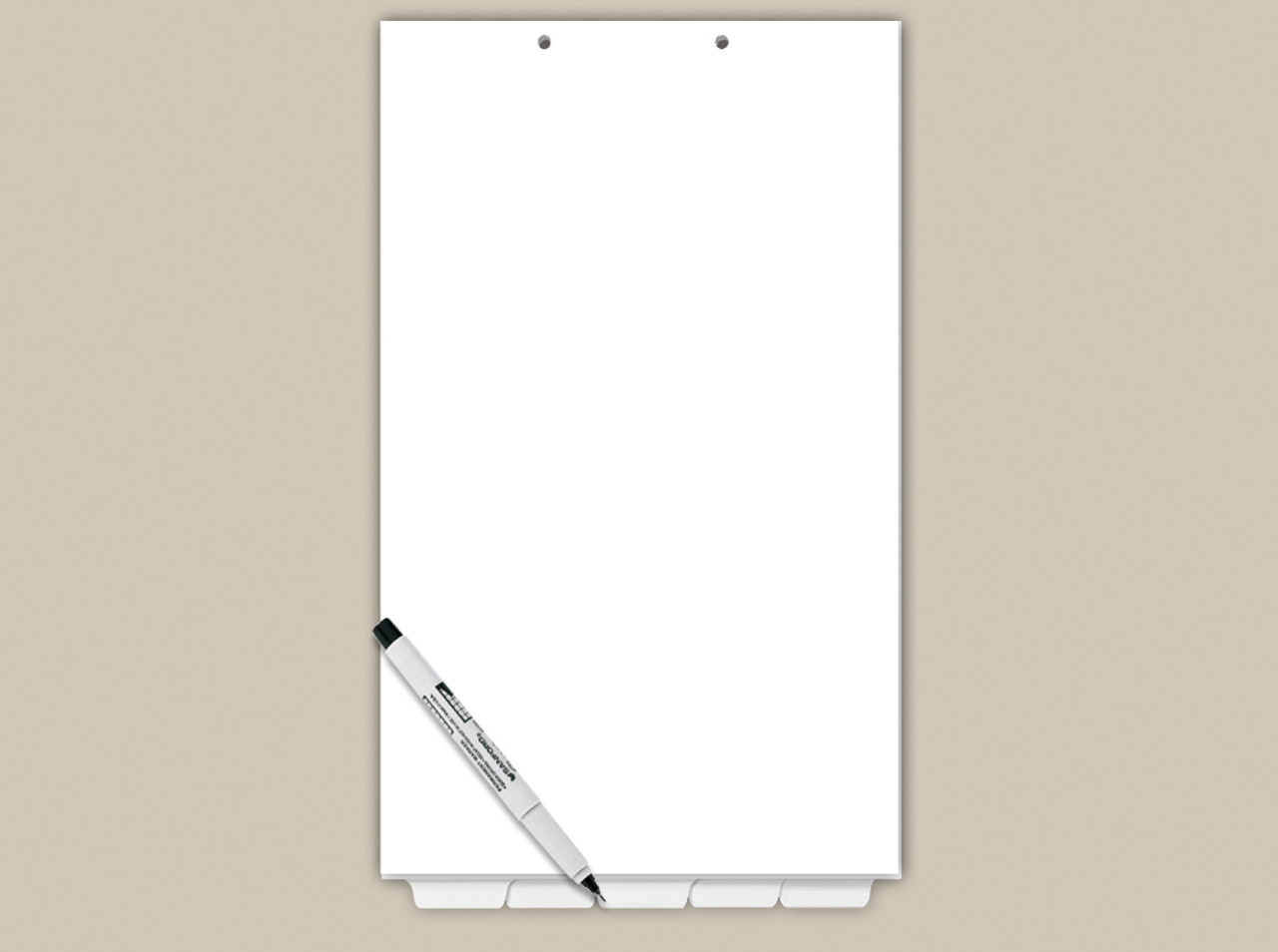 Blank - Plain Paper Collated 1/5 Cut Bottom Tab (Legal Size)
