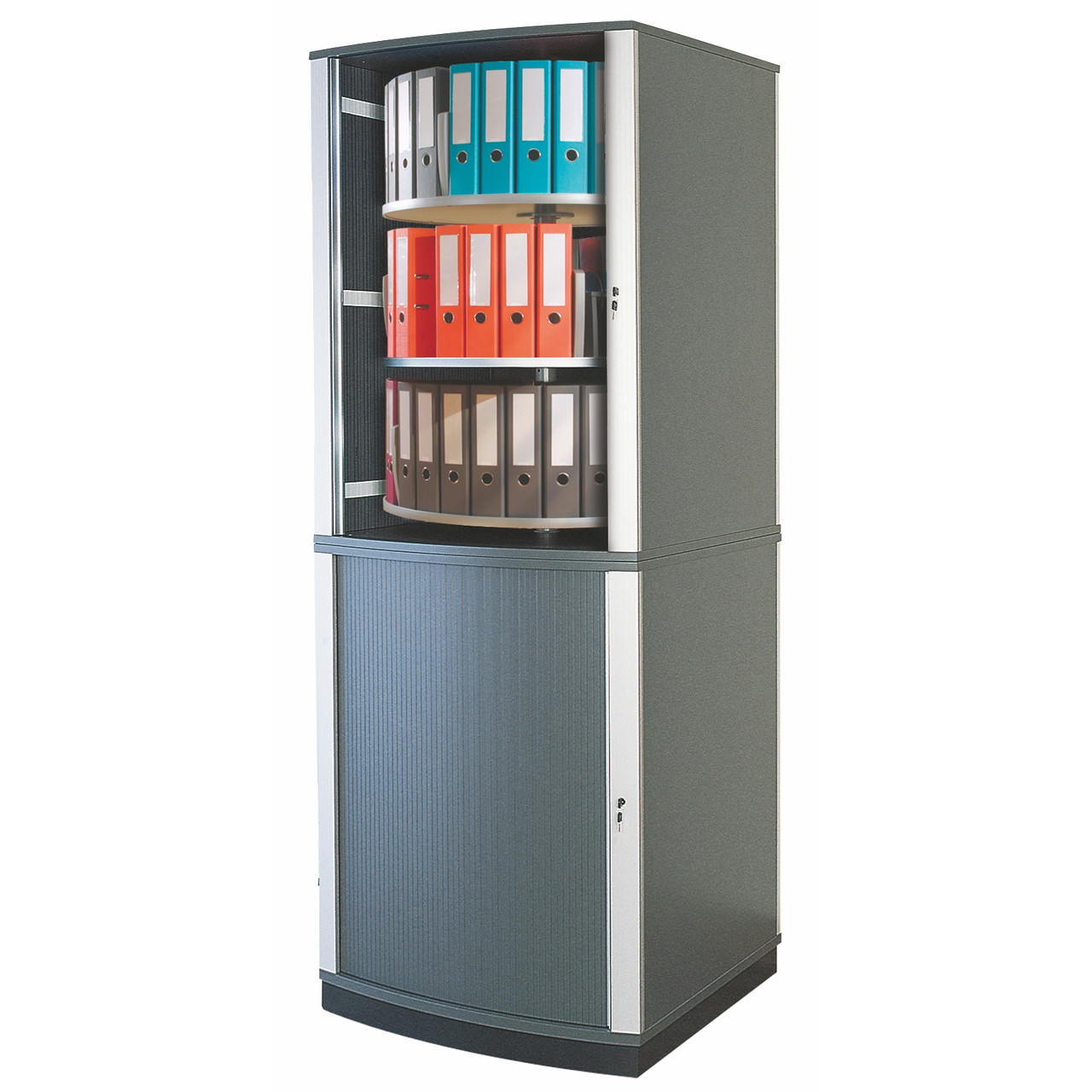 Moll LockFile Binder & File Carousel 6Tier Bindertek