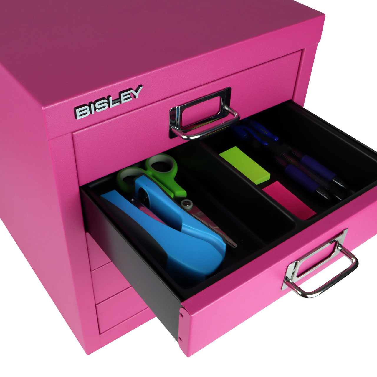Bisley 10-Drawer Under-Desk MultiDrawer Steel Cabinet - Bindertek