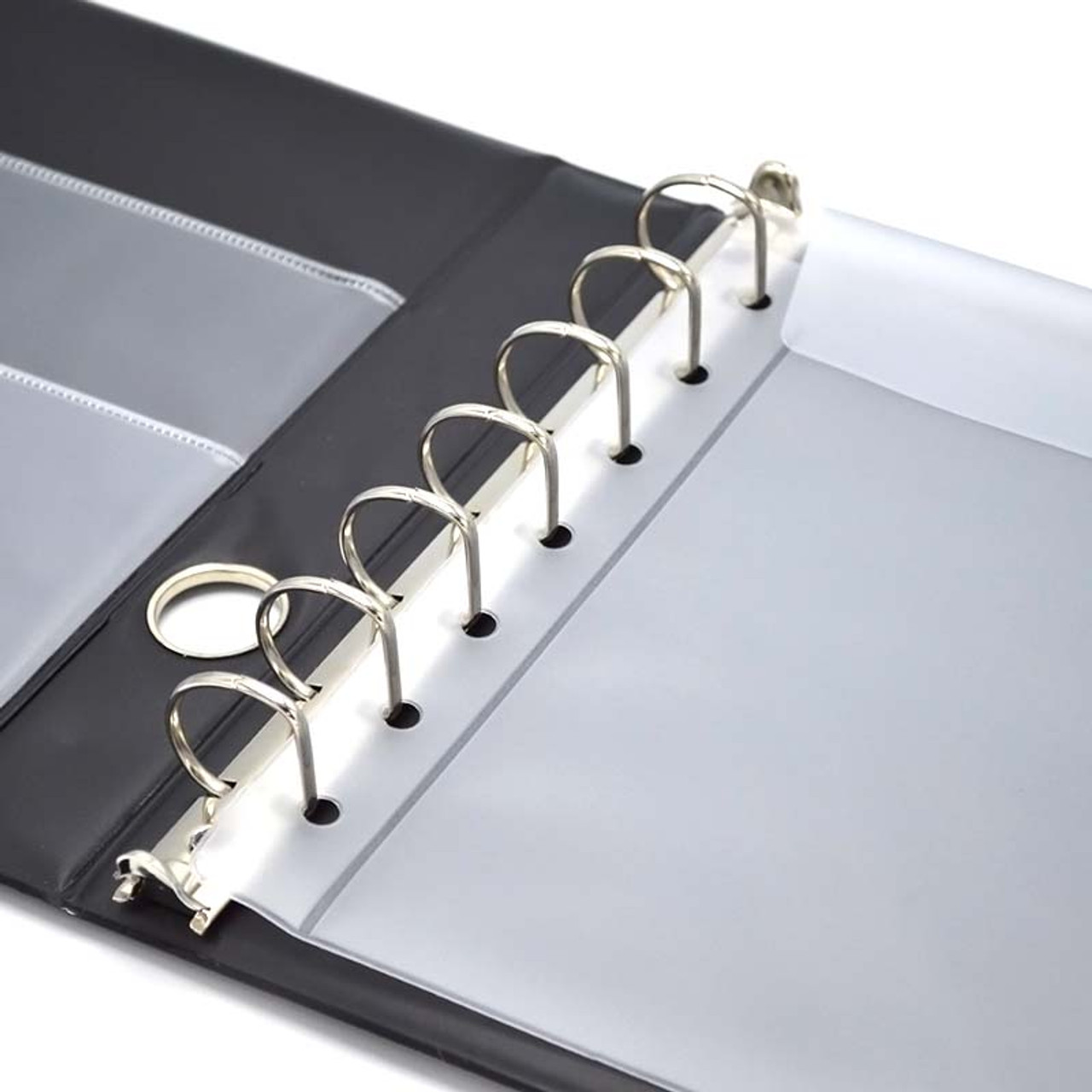 Deluxe 7 Ring Check Binder 1 Spine Bindertek deluxe-7-ring-check-binder-1-spine-bindertek