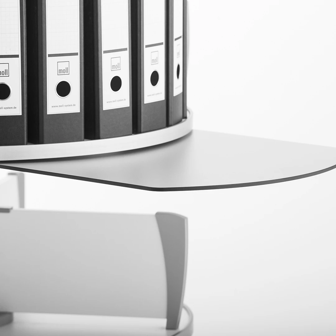 File Binder Carousel Moll Deluxe Binder & File Carousel Pull-Out Shelf - Bindertek
