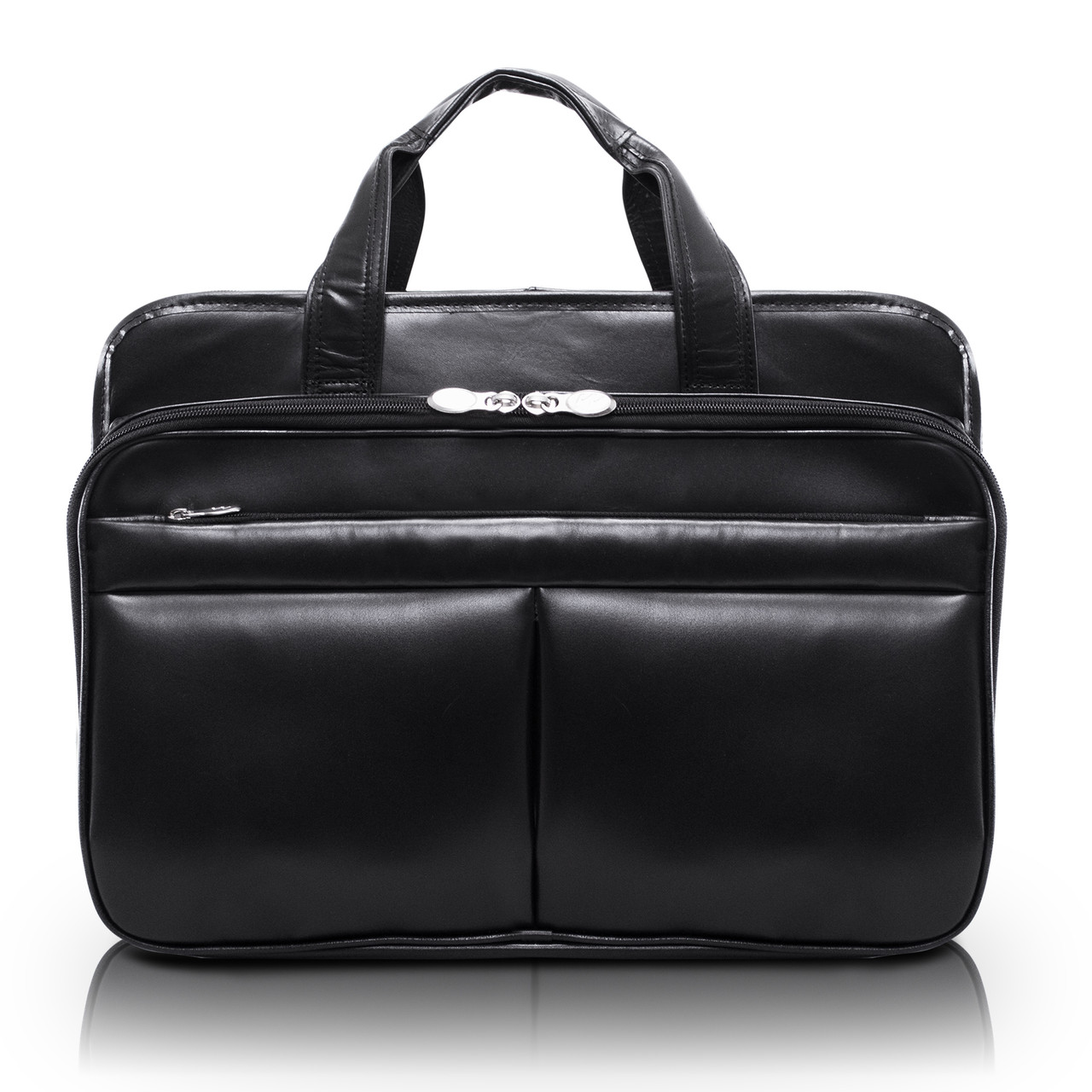 expandable leather briefcase