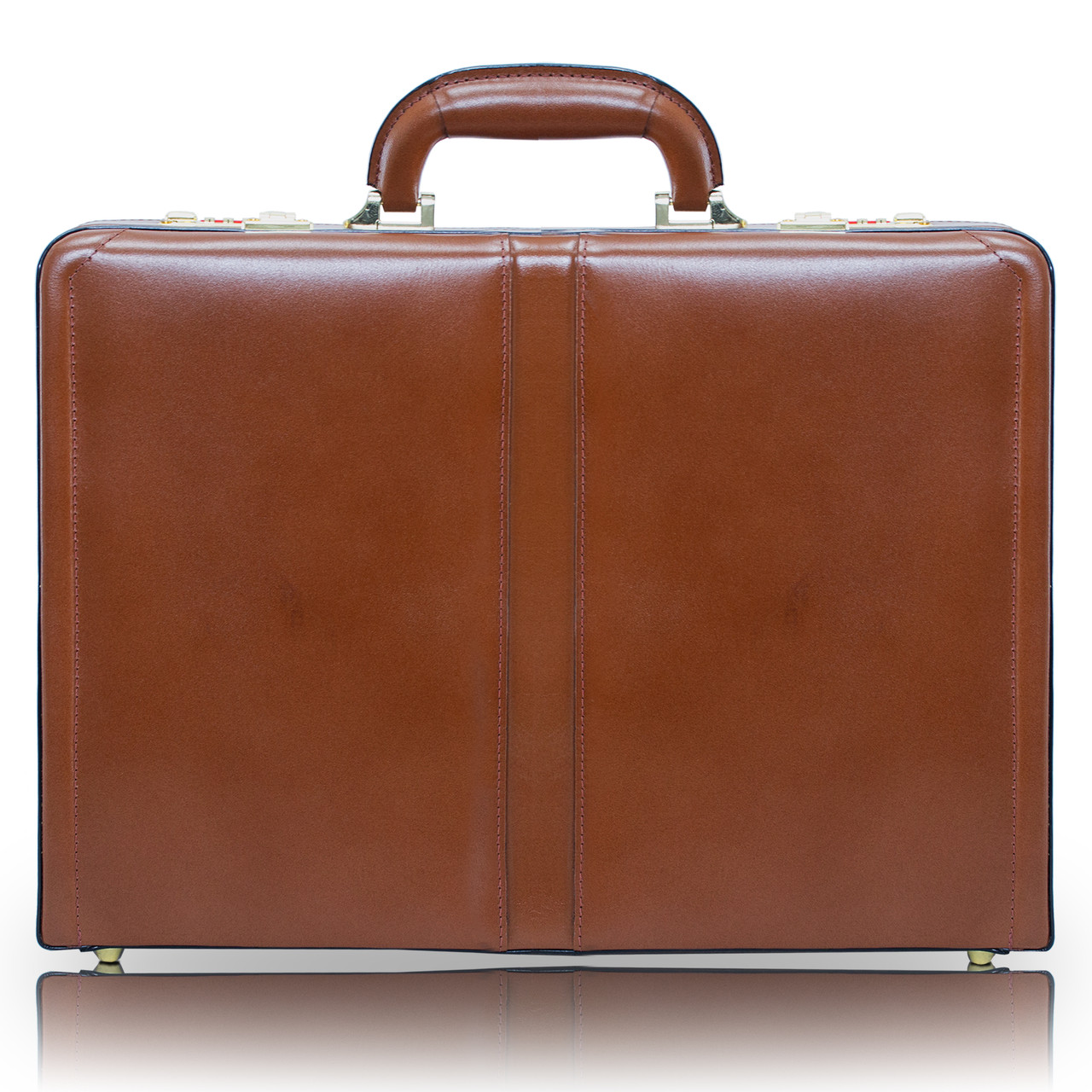 Reagan Leather Attaché Briefcase - Bindertek