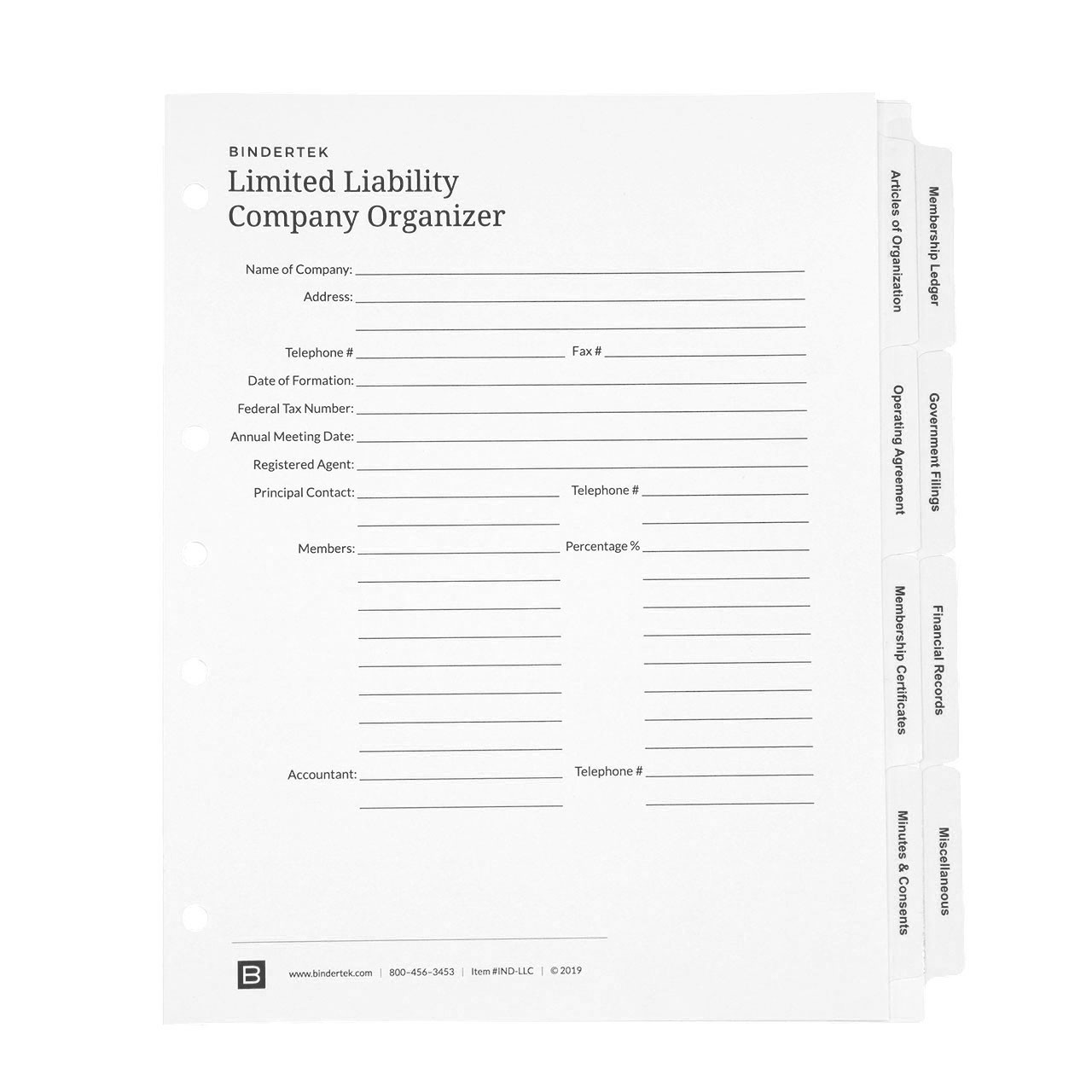 Corporate Kit, 3-Ring Binder - Bindertek