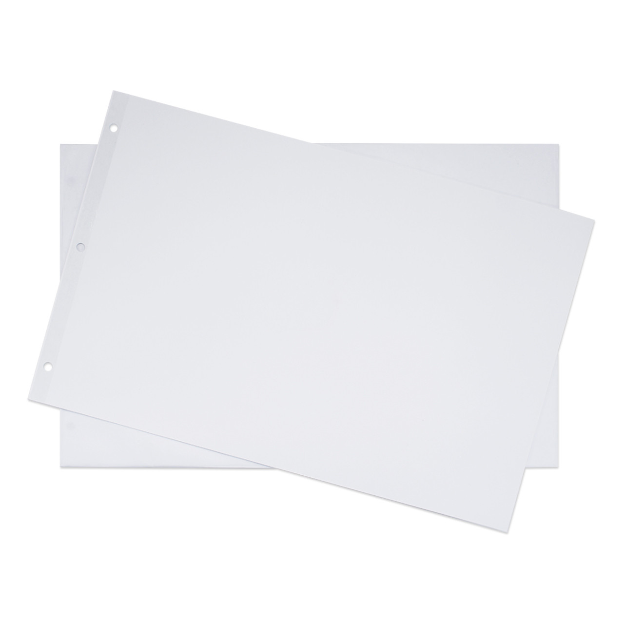 24lb 8.5 x 11 3-Hole Punched Reinforced Edge Paper - 2500 Sheets