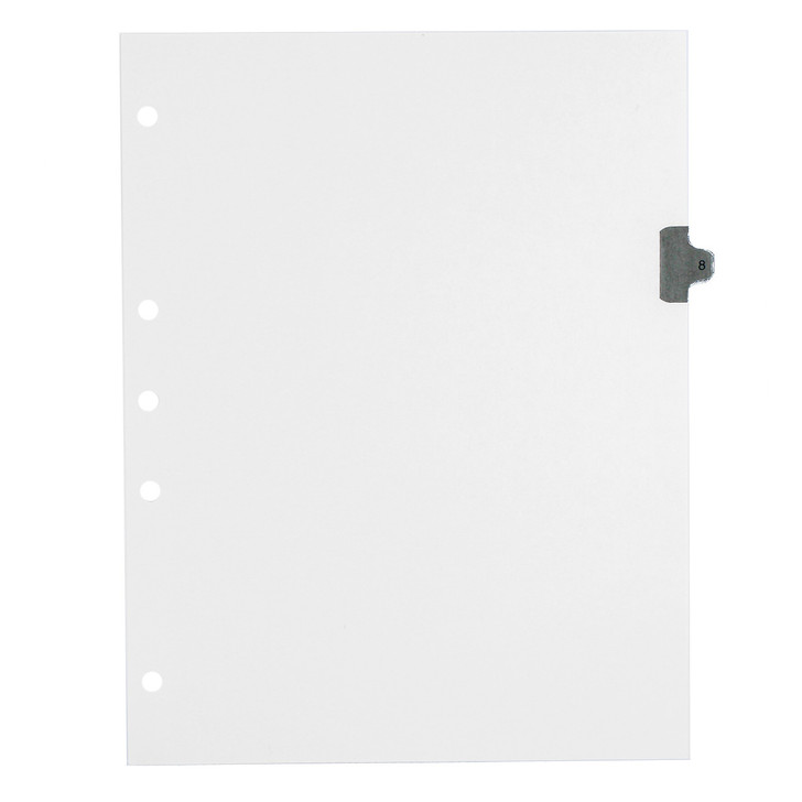 Individual Numeric Tab Dividers (1-25), 12-pack, Main Product Photo