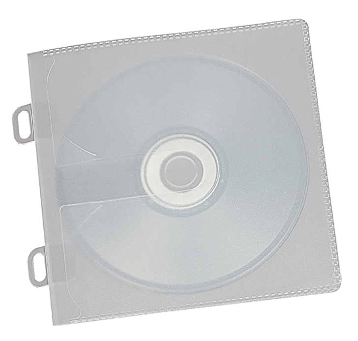Ultra Slim CD/DVD Sheet Protectors, 10 Pack - Bindertek