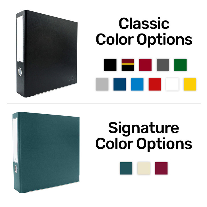 One-Touch Classic 3-Ring Binder, 3" Spine, Color Options