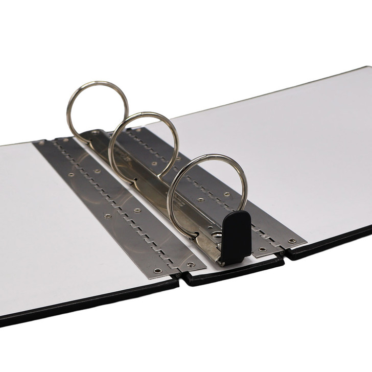 Heavy-Duty Round 3-Ring Archival Binder, 3" Spine, Closed Rings