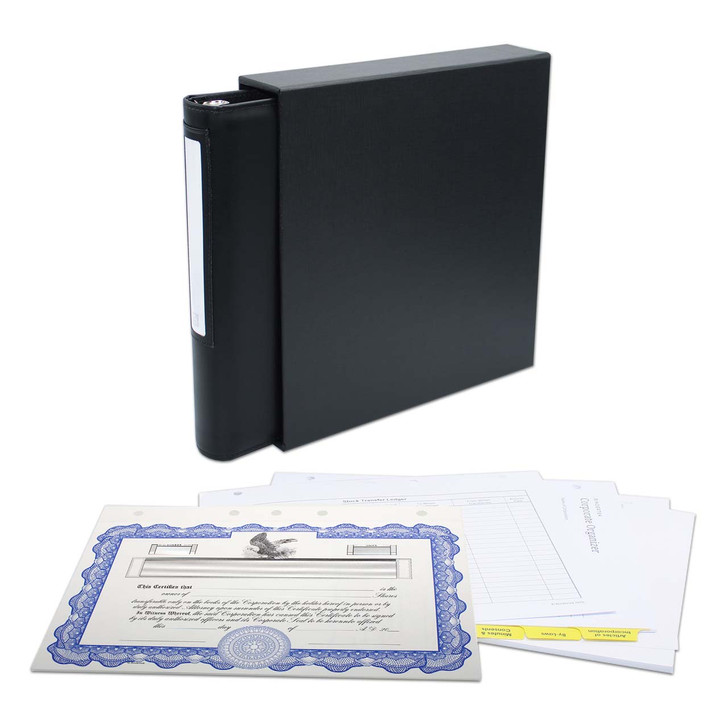 Corporate Kit, 3-Ring Executive Leather Binder