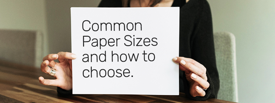 Standard Paper Sheet Sizes in North America