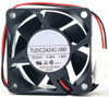TUDC24Z4C-090 - 60x60x25mm DC24V 0.08A 1.8W 2-Pin Connector Ball Bearing Servo Cooling Fan 