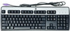 HP 537745-001 - Black + Silver PS/2 Wired Keyboard for HP Desktops and Servers