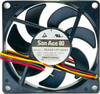 Sanyo 9GA0812P7G001 - 80x80x15mm 8015 DC12V 0.29A 3.48W 4-Lead Wires Ball Bearing Tubeaxial Cooling Fan Sanyo 9GA0812P7G001 - 80x80x15mm 8015 DC12V 0.29A 3.48W 4-Lead Wires Ball Bearing Tubeaxial Cooling Fan
