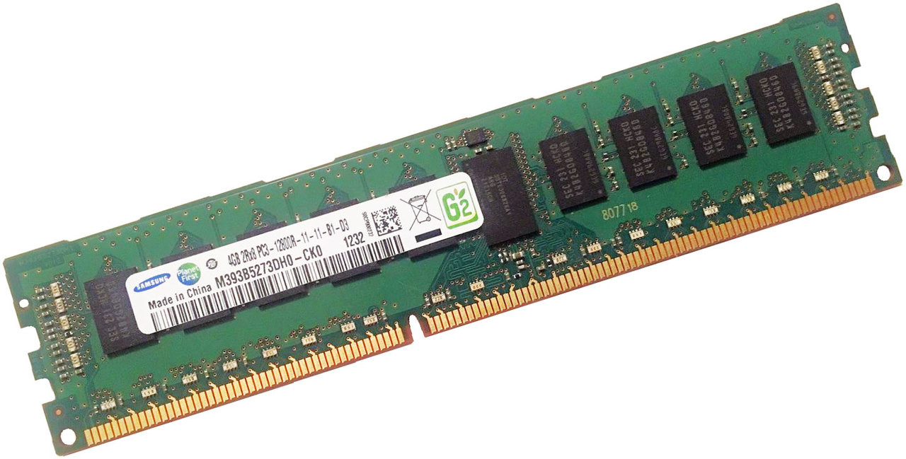 Samsung M393B5273DH0-CK0 - 4GB (1x4GB) DDR3-1600 PC3-12800R ECC