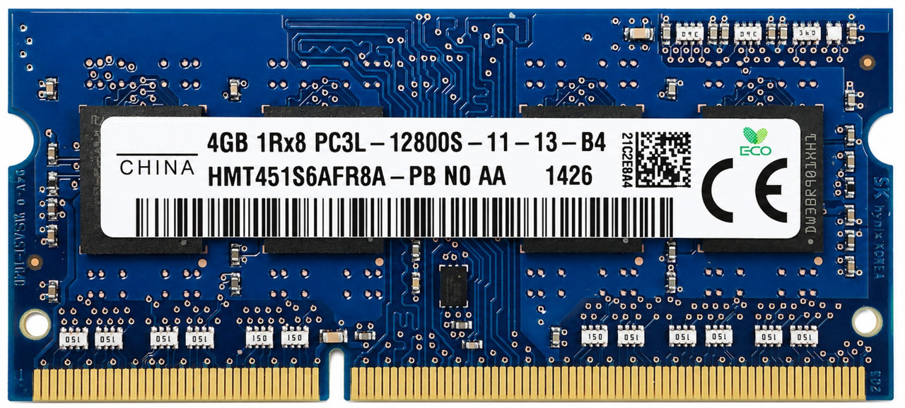 HMT451S6AFR8A-PB - 4GB (1x4GB) 1600Mhz PC3L-12800S DDR3-1600 204