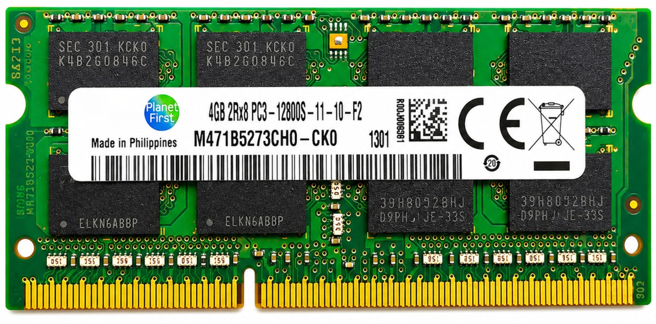 M471B5273EB0-CK0 - 4GB (1x4GB) 1600Mhz PC3-12800S DDR3-1600 204