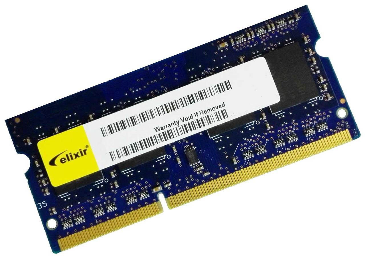 Laptops - 204-Pin SODIMM: Elixir M2S4G64CB8HB5N-BE - 4GB (1x4GB