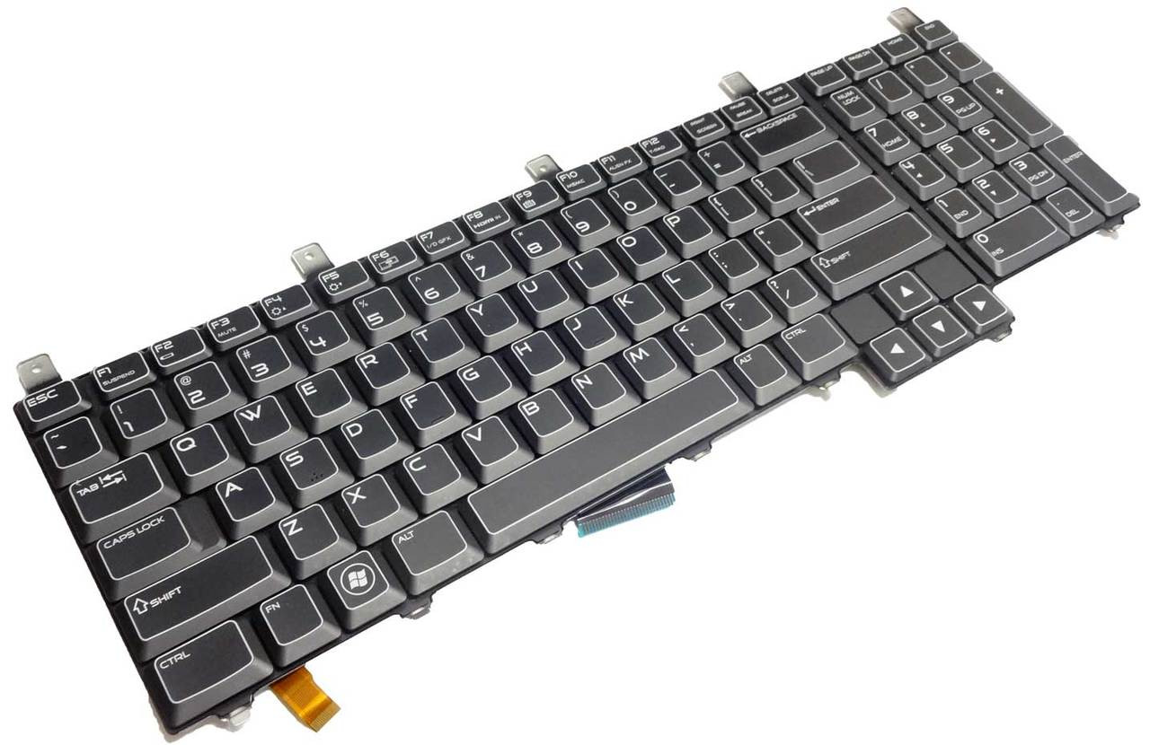 PK130FJ1A00 - Alienware Black Backlit LED Alien FX Keyboard - CPU