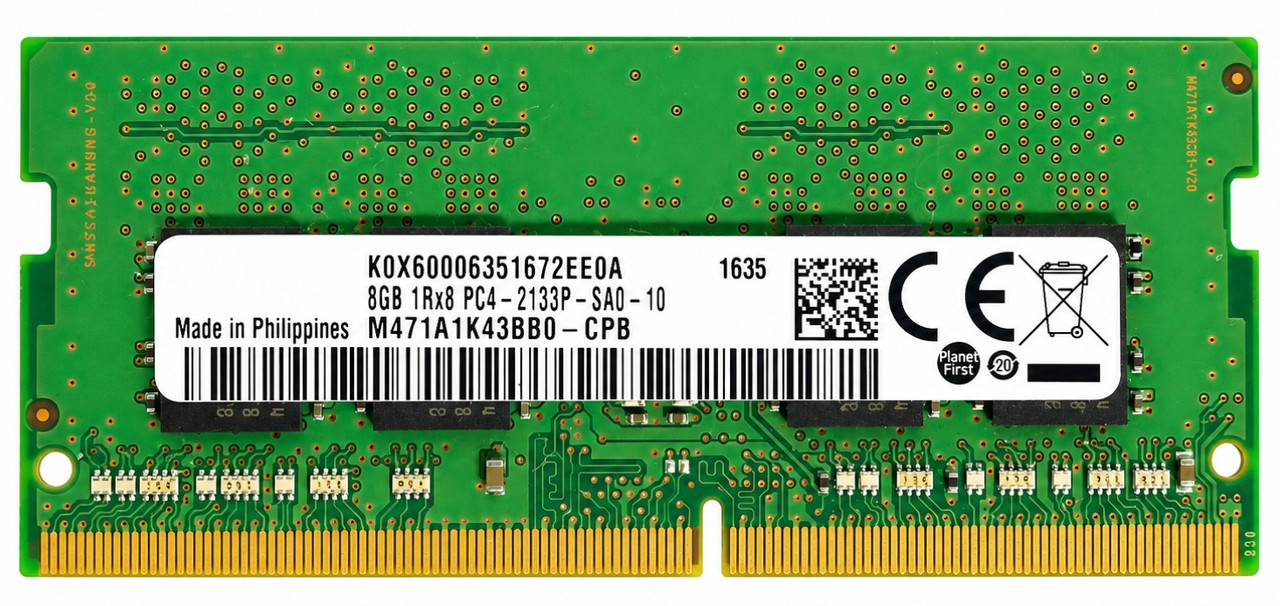 HP 820570-001 - 8GB, 2133MHz, 1.2v, DDR4 dual in-line memory
