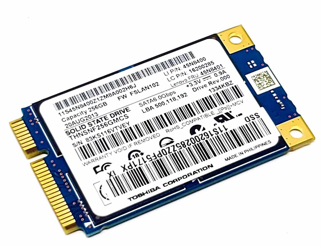 Samsung MZ-MPC2560/0H1 - 256GB 6Gb/s mSATA MLC Solid State SSD
