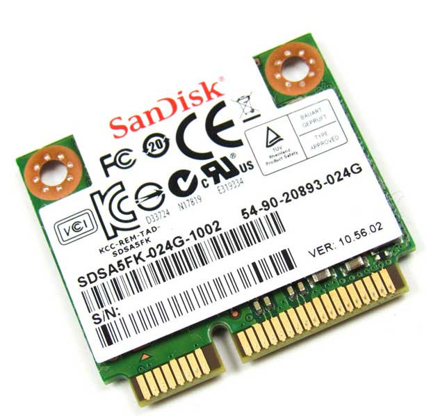 Asus 60-NUHHD1000-B02 - 24GB mSATA Mini Half Height Solid State SSD