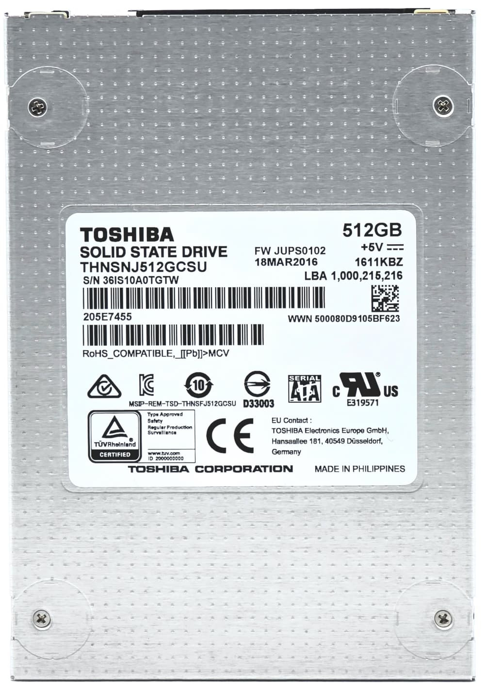 TOSHIBA SSD 512GB THNSNK512GCS8 0時間 512-Toshiba-1__15081.